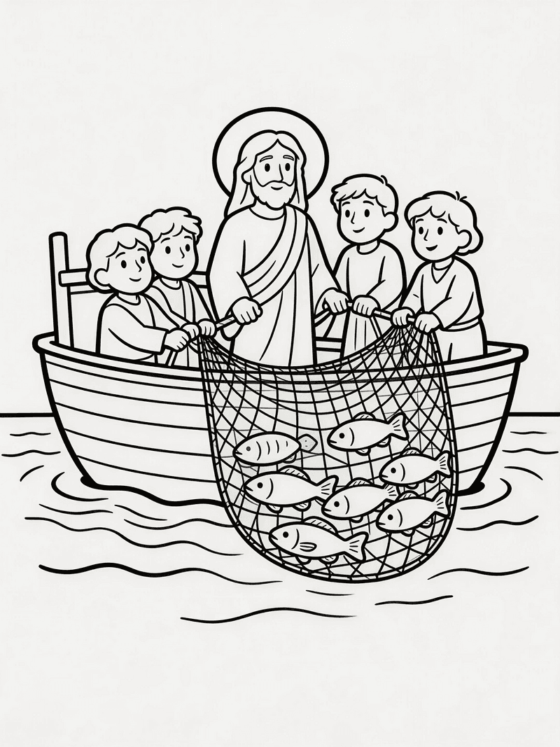 The miraculous catch of fish
